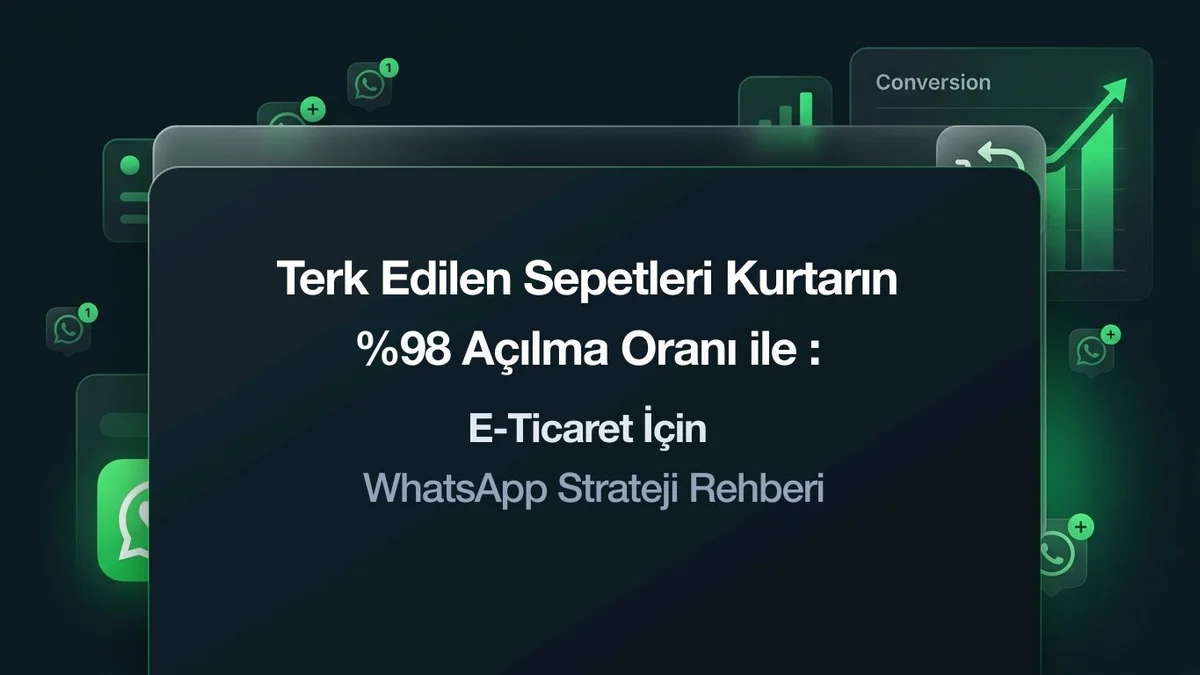 E-Ticarette WhatsApp ile Müşteri Adayı Yakalama: Sepet Terkini Önleme Rehberi