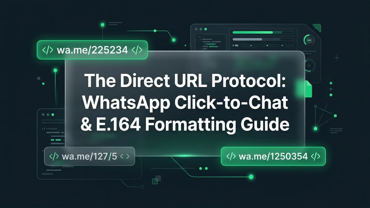 The Complete Guide to WhatsApp Click-to-Chat Links and URL Schemes — visual guide & strategy
